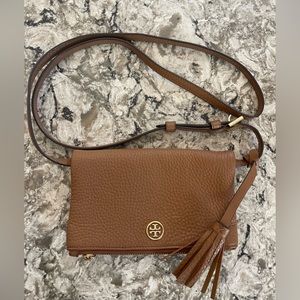 Tory Burch Tiger’s Eye Convertible Crossover Tassel